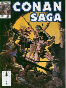 Conan Saga #25 Marvel Comics 1989 VF