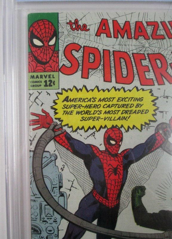 Amazing Spider-Man #3 - 1963 - CBCS 9.0 (VF/NM) 1st Appearance of Dr. Octopus