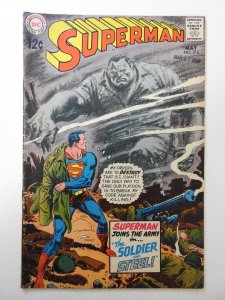 Superman #216 (1969) VG/FN Condition! stamp fc