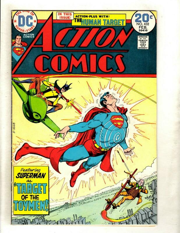 Lot Of 6 Action Comics Feat. Superman # 432 433 440 441 442 443 Batman Flash GK5