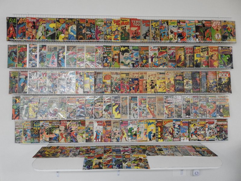 Huge 140+ Silver/Bronze Comics Low Grade Lot!! W/ Spider-Man, Hulk, + MORE