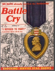 Battle Cry 12/1956-war stories-Betty Brosner cheesecake pix-pulp fiction-FN