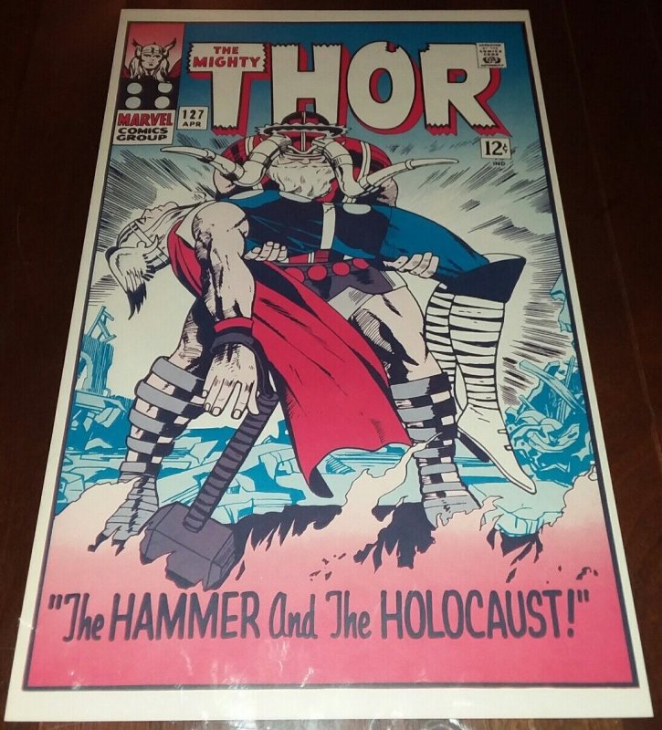FOOM POSTER MIGHTY THOR 127 Jack Kirby Marvelmania uk Mail Order Only edit. 1970
