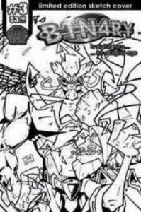 B1N4RY #3A VF/NM ; AP | Limited Edition Sketch Cover