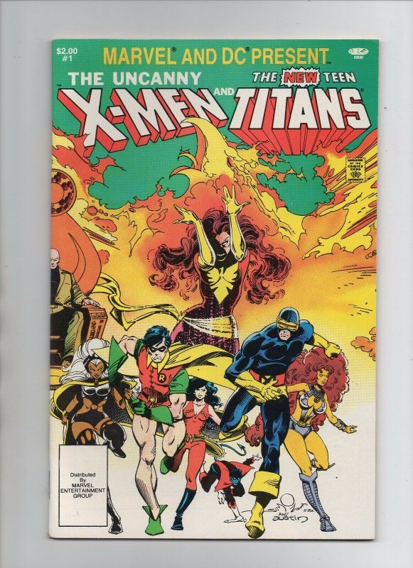 Marvel And DC Present The X-men and The Teen Titans #1 - (Grade 7.5) 1982 