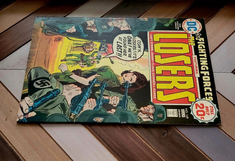 OUR FIGHTING FORCES #149 VF- (DC 1974) The LOSERS Bullet For A Traitor!