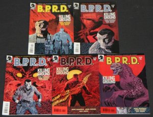 Modern Dark Horse BPRD: KILLING GROUND 5pc High Grade Comic Lot 9.0OB Mignola