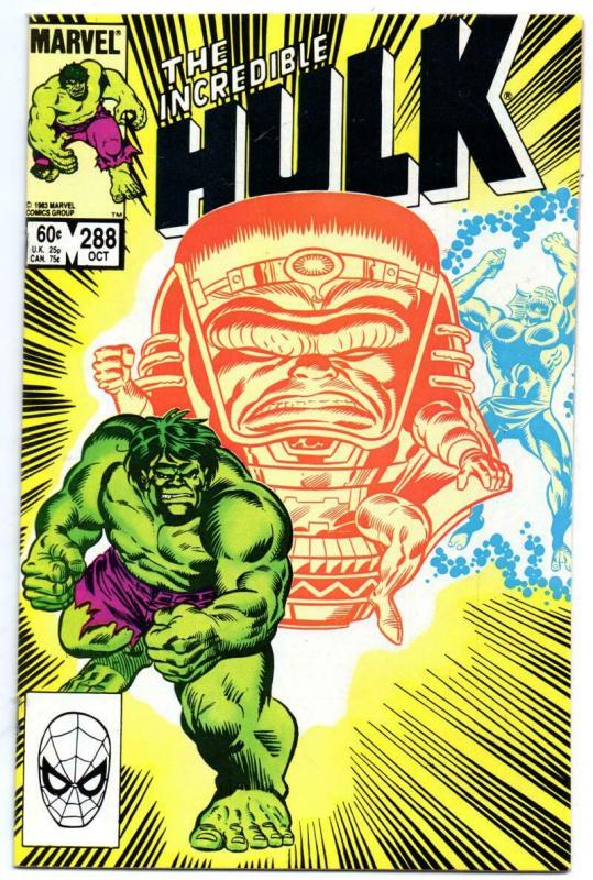 HULK #288, VF, Incredible, Bruce Banner, Buscema, 1968 1983, Marvel