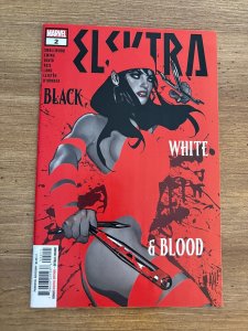 Elektra Black White & Blood # 2 NM 1st Print Marvel Comic Book HUGHES Art 5 J278