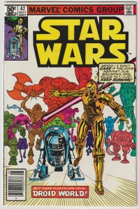 Star Wars #47 (May 1981, Marvel), VG condition (4.0), copy B