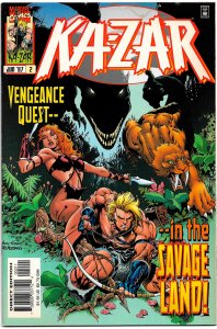 KA-ZAR #1-#3 (1997) 9.0 VF/NM  VOL. 2 * Andy Kubert & Jesse Delperdang Savagery!