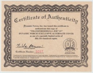 Transformers/G.I. Joe #1 Dynamic Forces Edition (Aug 2003, Dreamwave), NM (9.4)