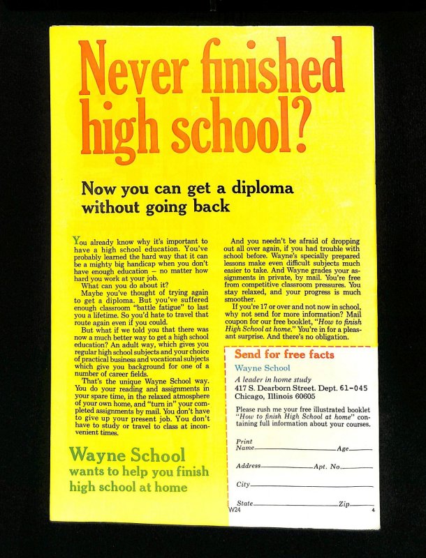 Grim Ghost #1 Origin Grim Ghost! Ernie Colon Cover! Atlas Comic 1975!