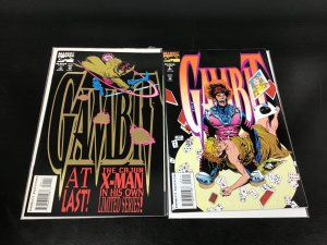 2PC GAMBIT LOT (9.0) #1-2!! 1993