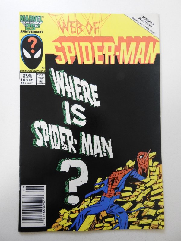 Web of Spider-Man #18 VF Condition!