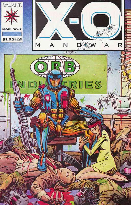 X-O Manowar #2 FN ; Valiant