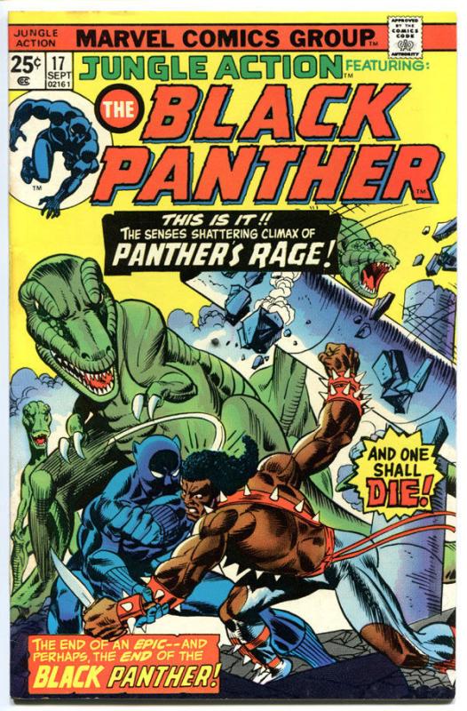 JUNGLE ACTION #17, FN+, Black Panther, Dinosaurs, McGregor,1972, more in store