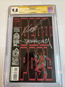 Deadpool (1993) # 1 (CGC 9.8 SS) Signed Fabian Nicieza * Rob Liefeld * Marvel