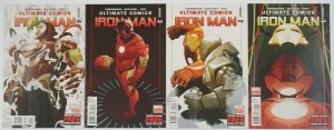 Ultimate Comics Iron Man #1-4 VF/NM complete series - marvel comics set lot 2 3