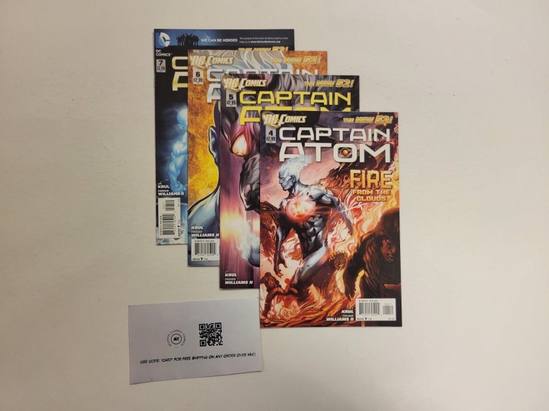 4 Captain Atom DC Comic Books #4 5 6 7 New 52 9 TJ5