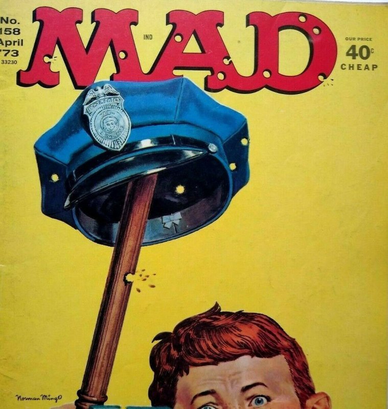 MAD Magazine April 1973 No 158 The New Centurions Police Movie Satire Cops LAPD