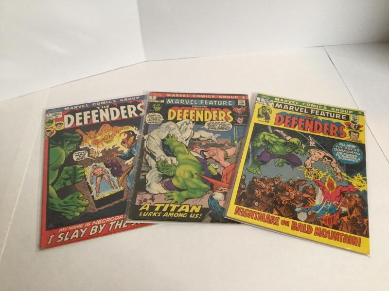 Defenders 1-113 Marvel Feature 2 3 Giant Size 5 Near Complete Lot A40