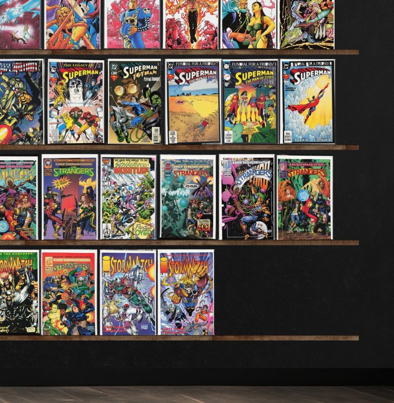 Huge Lot 150+ Comics with Action Comics, Stormwatch, Warriors Of Plasm & More!