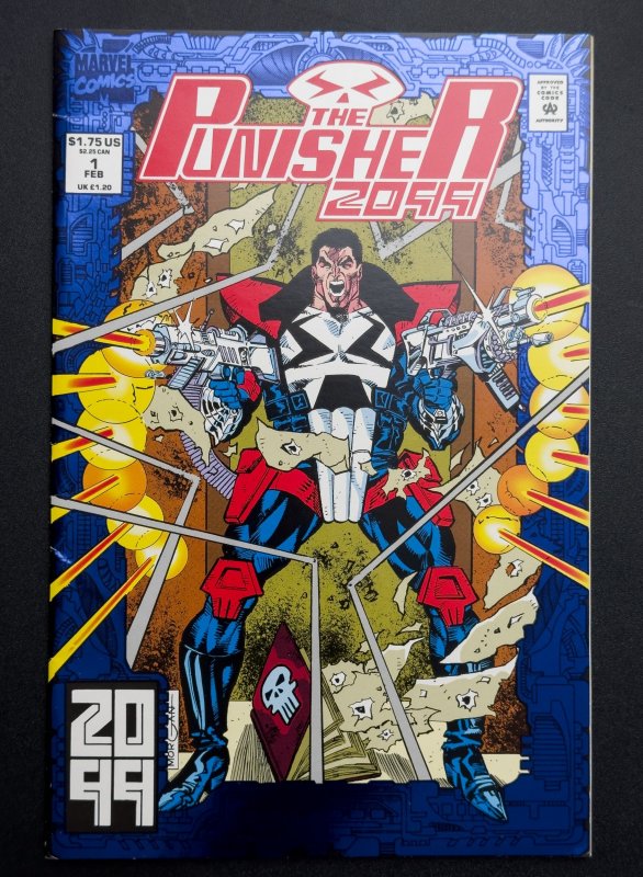 Punisher 2099 #1 (1993) [Foil Cvr] KEY - 1st App - FN/VF