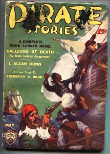 Pirate Stories #4 1935 May Rare Adventure Pulp Mag