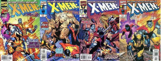 X MEN LIBERATORS (1998) 1-4 Wolverine & co vs Omega Red