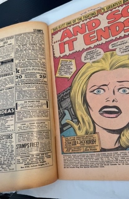 Fantastic Four #71 (1968) and so it ends kirby