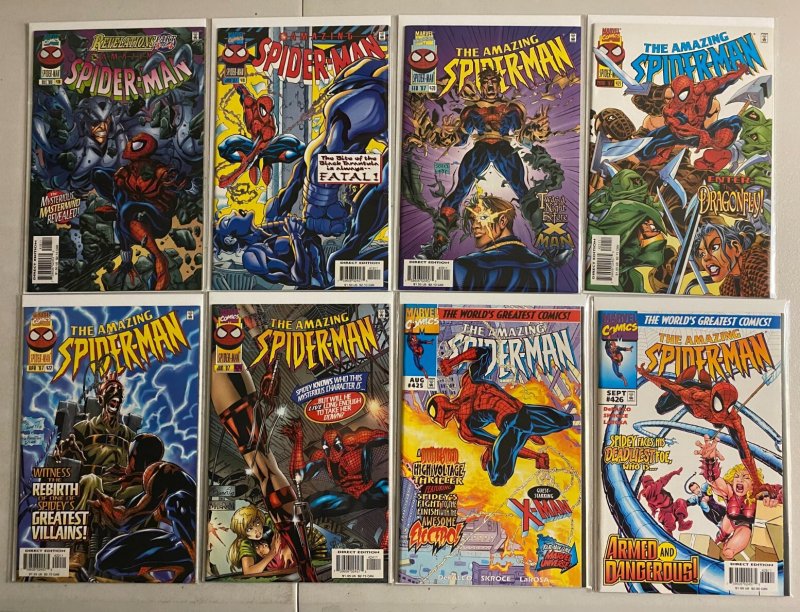 Amazing Spider-Man lot #401-441 Marvel 1st Ser (8.5 VF+) 38 diff (1995 to 1998)