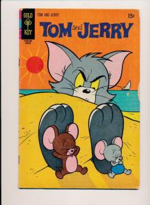GOLD KEY Comics Tom and Jerry #252 GD/VG 1970 (B21) 