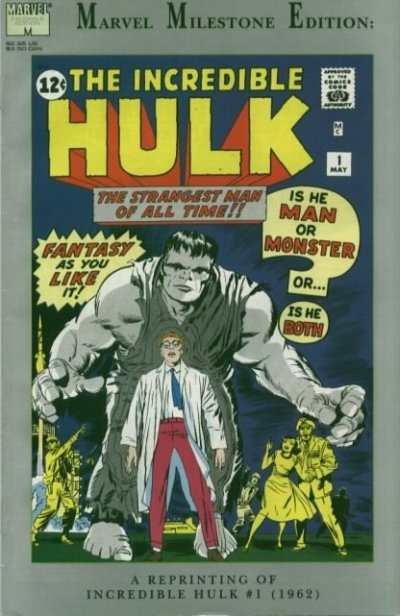 Marvel Milestone Edition Incredible Hulk #1, VF+ (Stock photo)