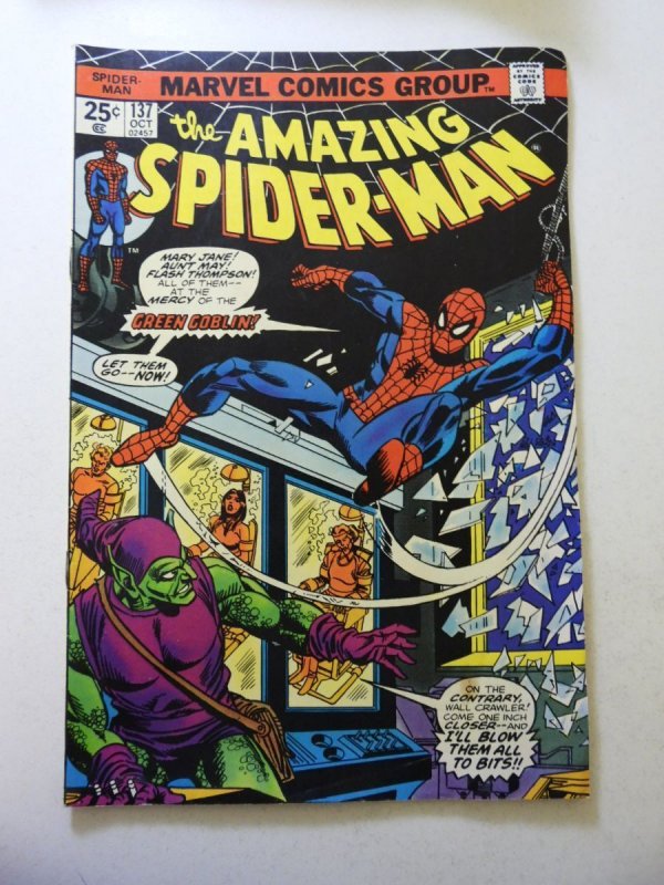 The Amazing Spider-Man #137 (1974) FN Condition MVS Intact