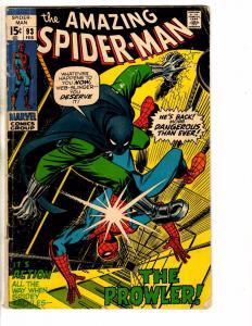Amazing Spider-Man # 93 VG Marvel Comic Book Silver Age Stan Lee Ditko J267