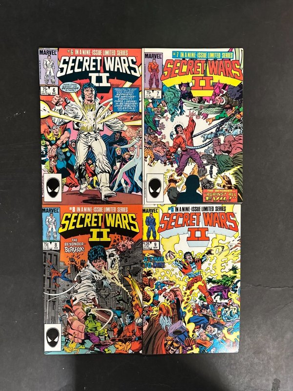 Secret Wars II (1985) #1-9 VF- (7.5) Complete Set