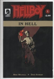 HELLBOY in HELL #1, 2nd, VF/NM, Mike Mignola, Dave Stewart, 2012 2013