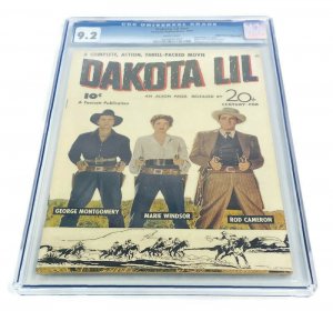 1949 DAKOTA LIL CGC 9.2 SINGLE HIGHEST GRADED! FAWCETT COMICS MILE HIGH PEDIGREE