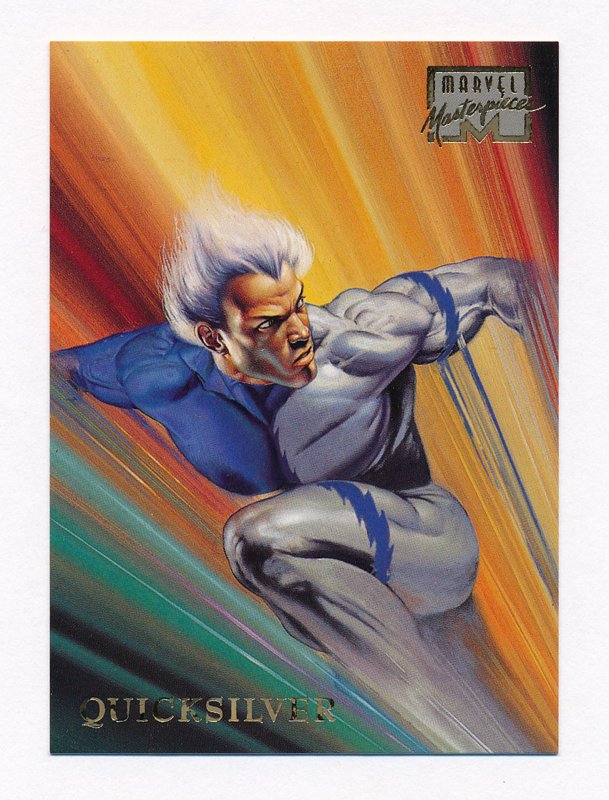 1996 Marvel Masterpieces #37 Quicksilver