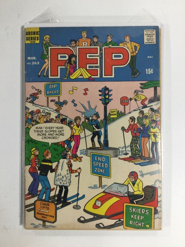 Pep #263 (1972) FN3B119 FINE FN 6.0