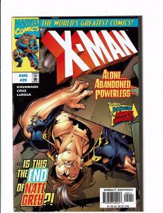 Lot of 8 X-Man Marvel Comic Books #29 41 42 43 44 45 48 55 J130 