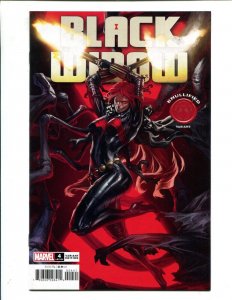 Black Widow #4 - Skan Knullified Variant King in Black (9.2) 2021