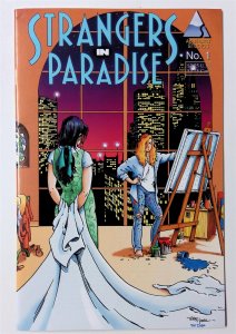 Strangers in Paradise (2nd Series) 3rd print #1 (1995, Abstract) 6.0 FN