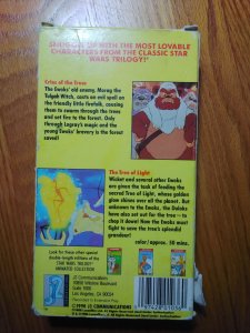 Star Wars Ewoks vol. 1 VHS