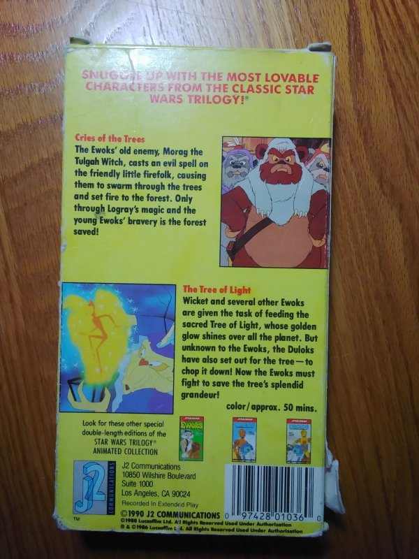 Star Wars Ewoks vol. 1 VHS