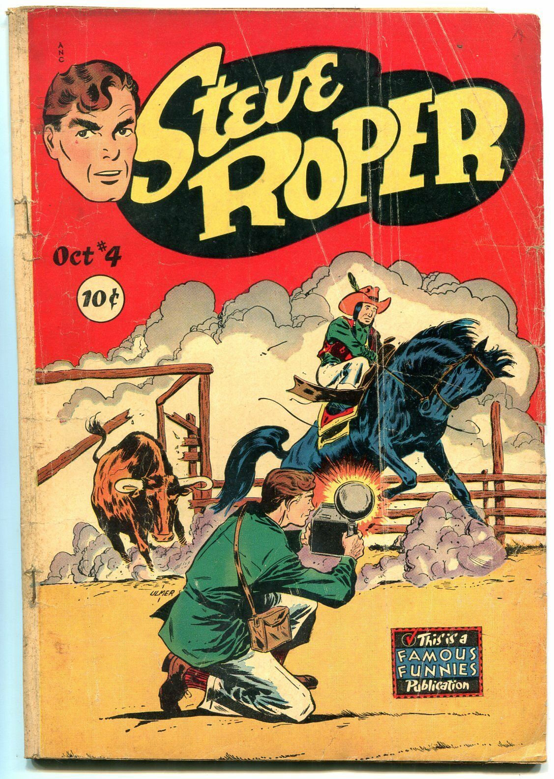Steve Roper #4 1948-Famous Funnies-Golden Age POOR | Comic Books ...