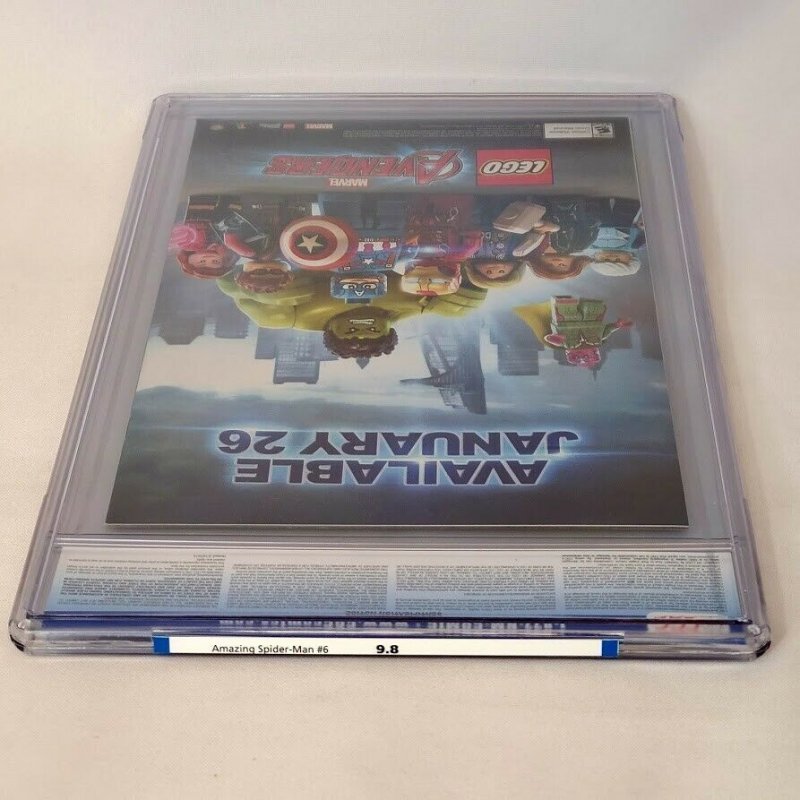 Amazing Spider-Man #6 Marvel 2016 CGC 9.8  Alex Ross Variant Top Census Grade