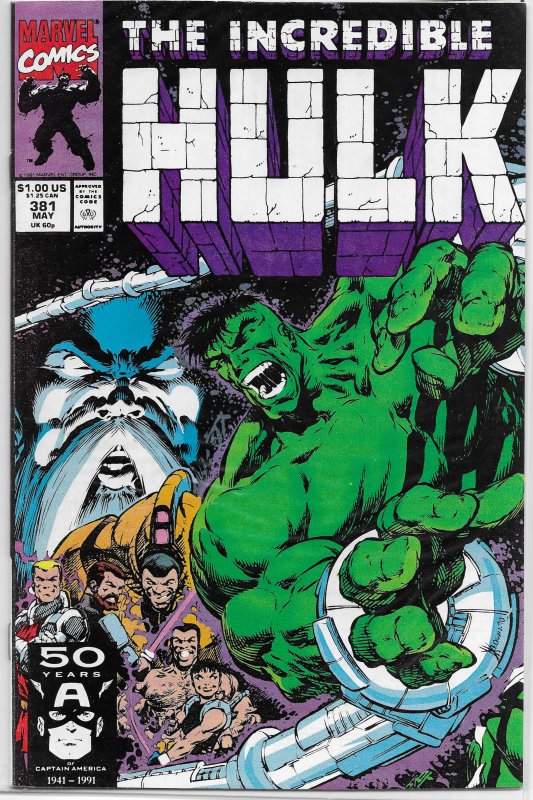 Incredible Hulk   vol. 1   #381 VF David/Keown, Pantheon