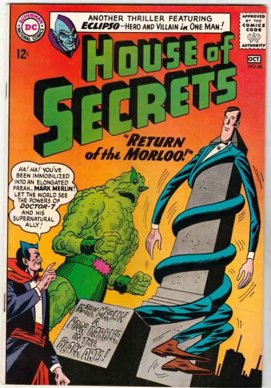 House of Secrets #68 (Oct-64) NM/NM- High-Grade Mark Merlin, Eclipso